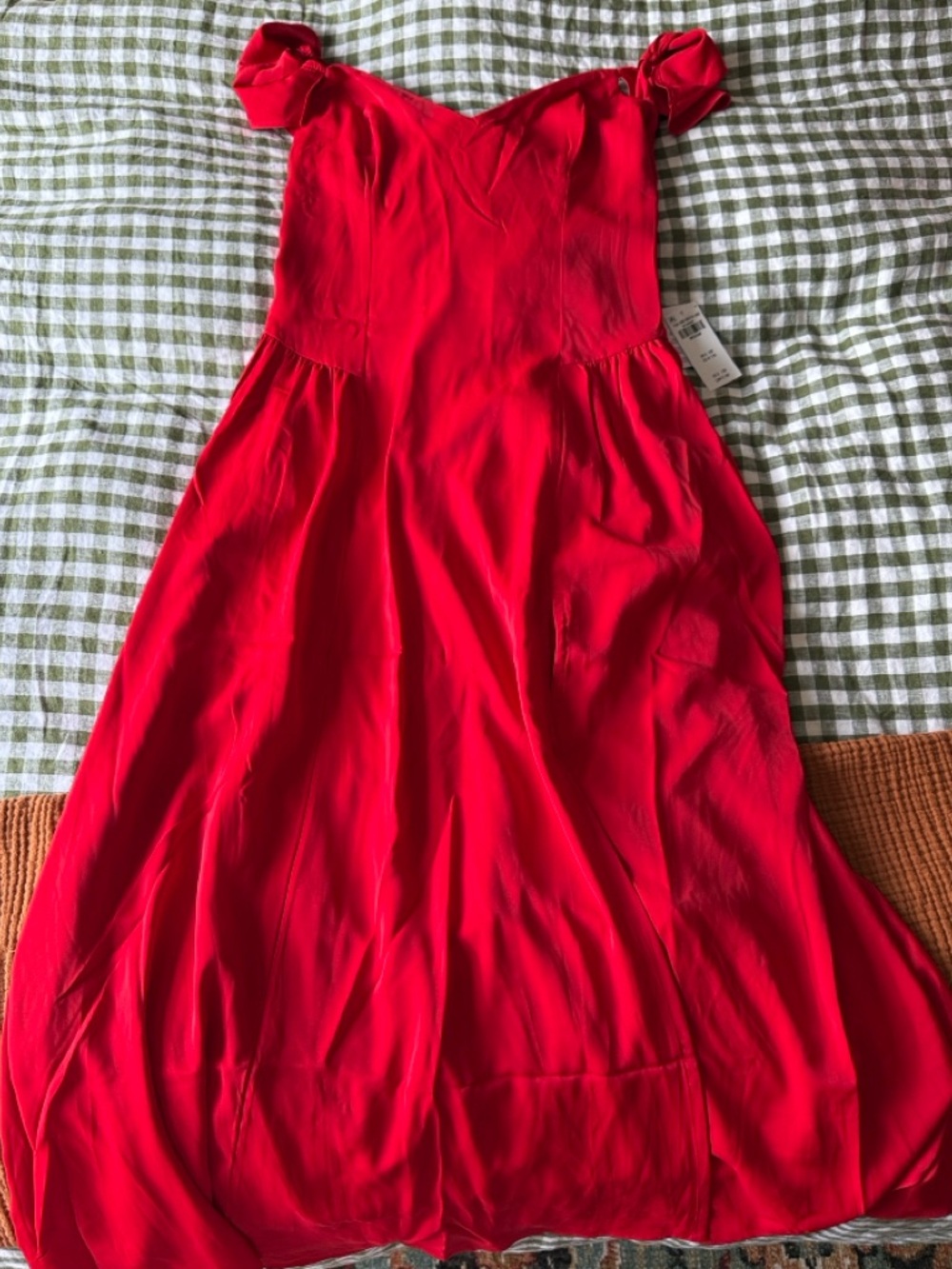 NWT Abercrombie Flutter Sleeve MIDI Dress